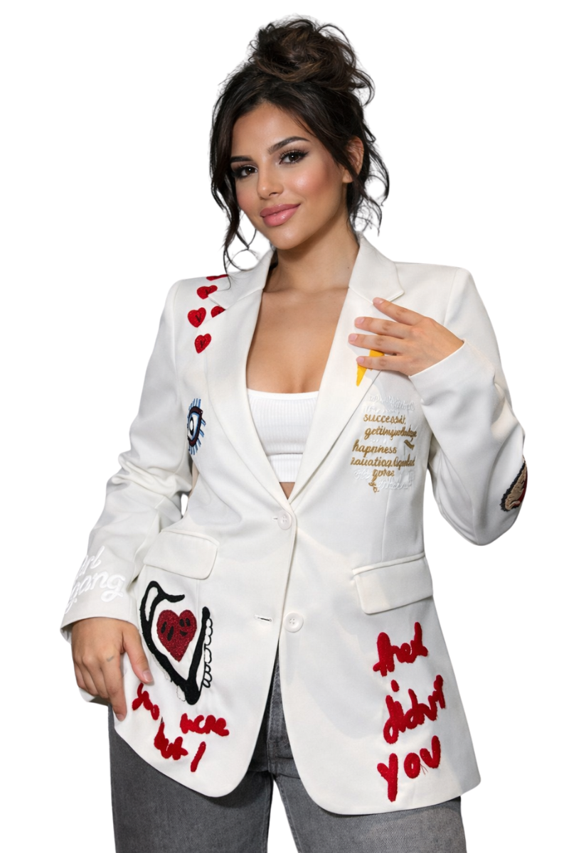 Emma Embroidered Blazer