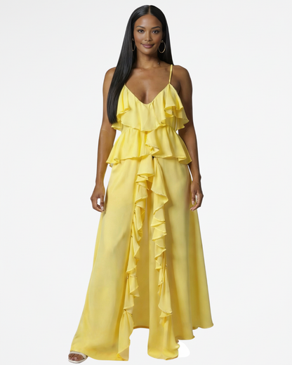 Lily Ruffle Pants Set