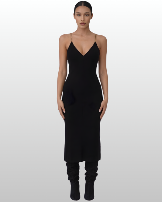 Zena Chain Knit Dress
