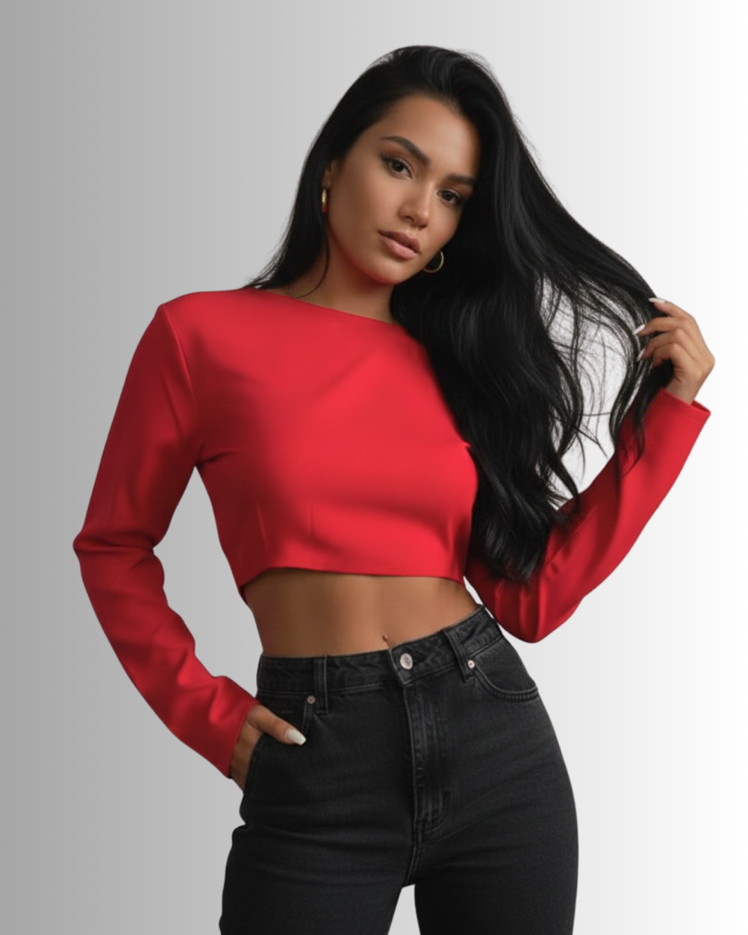 Darin Chain Cropped Top