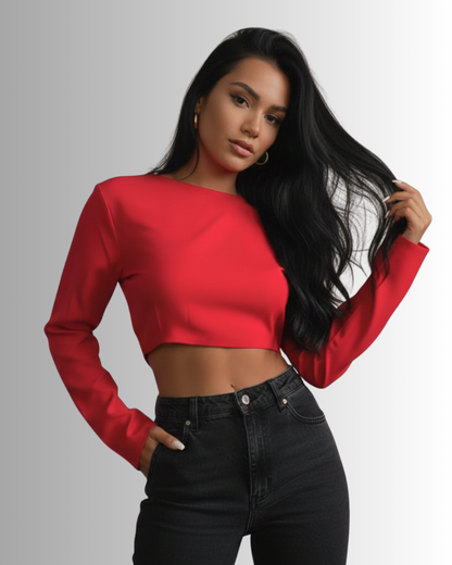Darin Chain Cropped Top