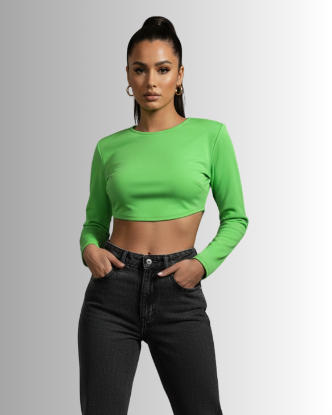 Darin Chain Cropped Top