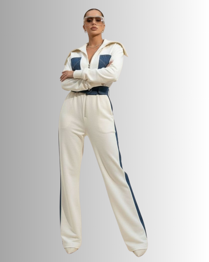 Gio Denim Mix Jogger set