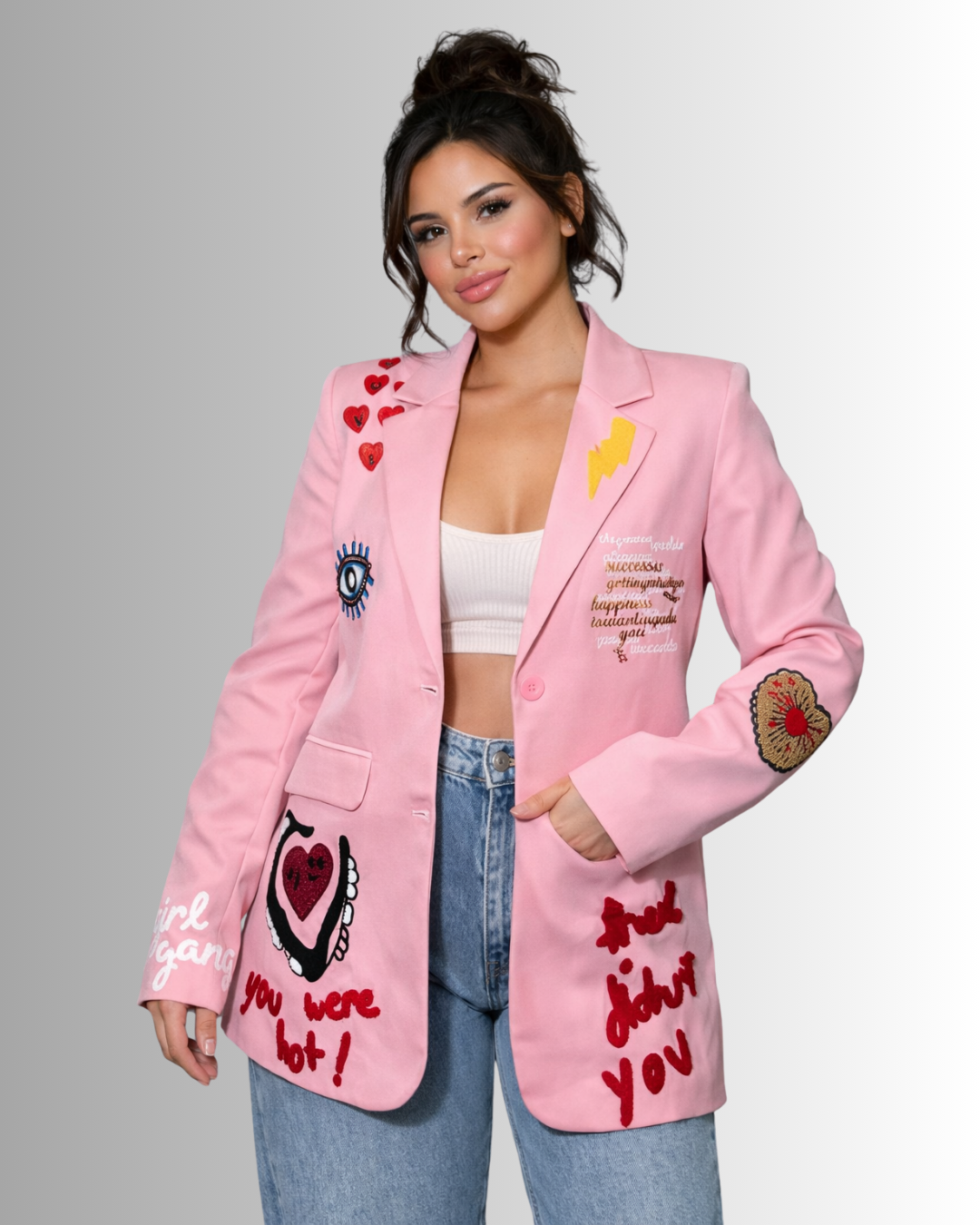 Emma Embroidered Blazer