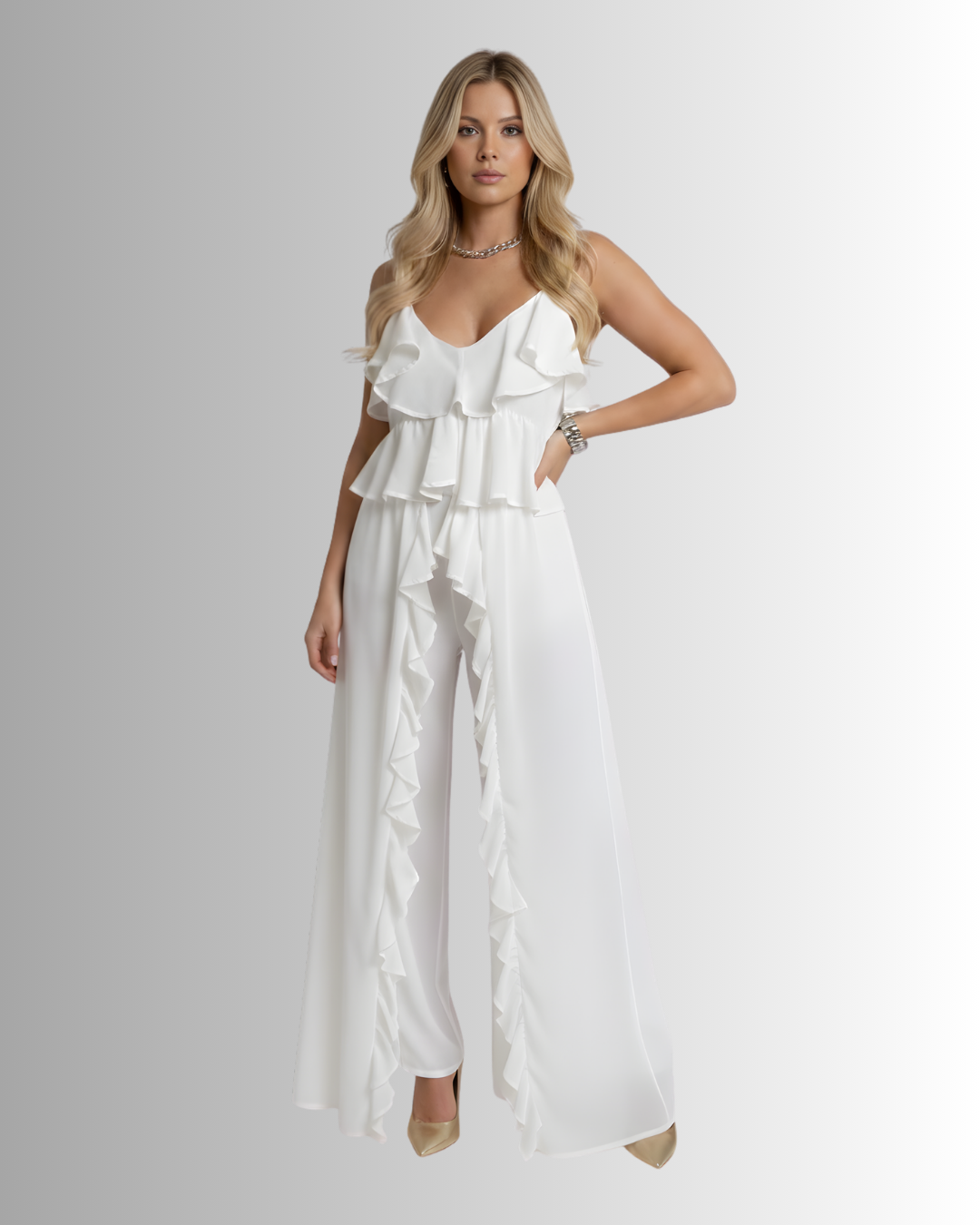 Lily Ruffle Pants Set