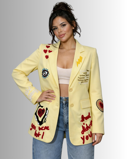 Emma Embroidered Blazer