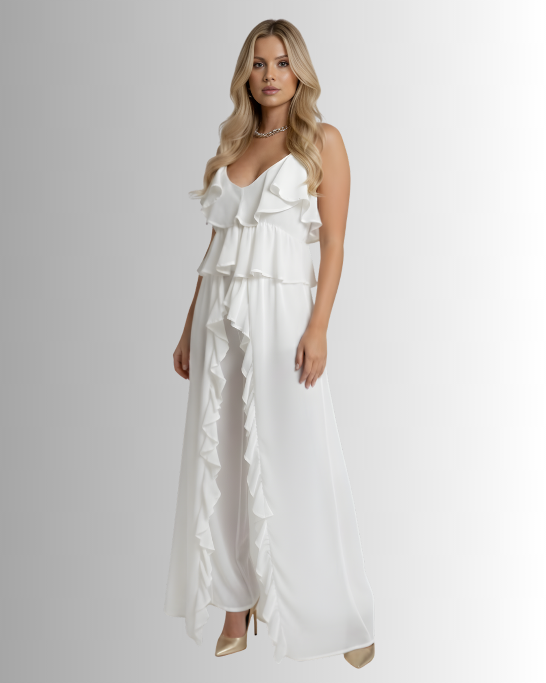 Lily Ruffle Pants Set