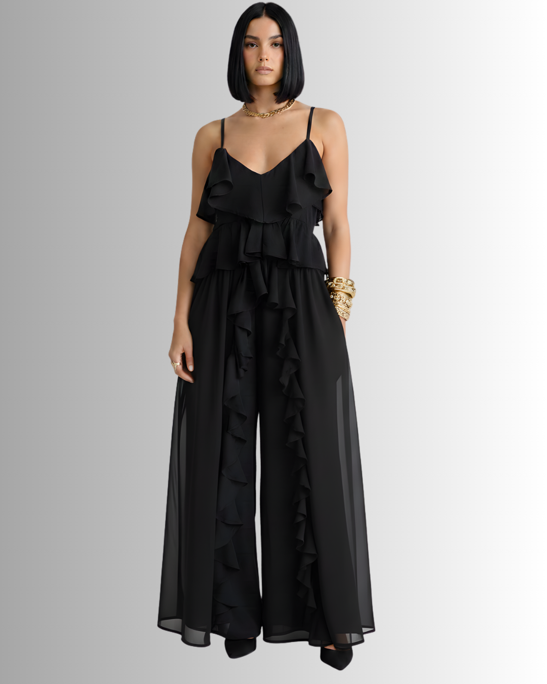Lily Ruffle Pants Set